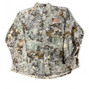 Vintage Camo Button Up XXL‎
